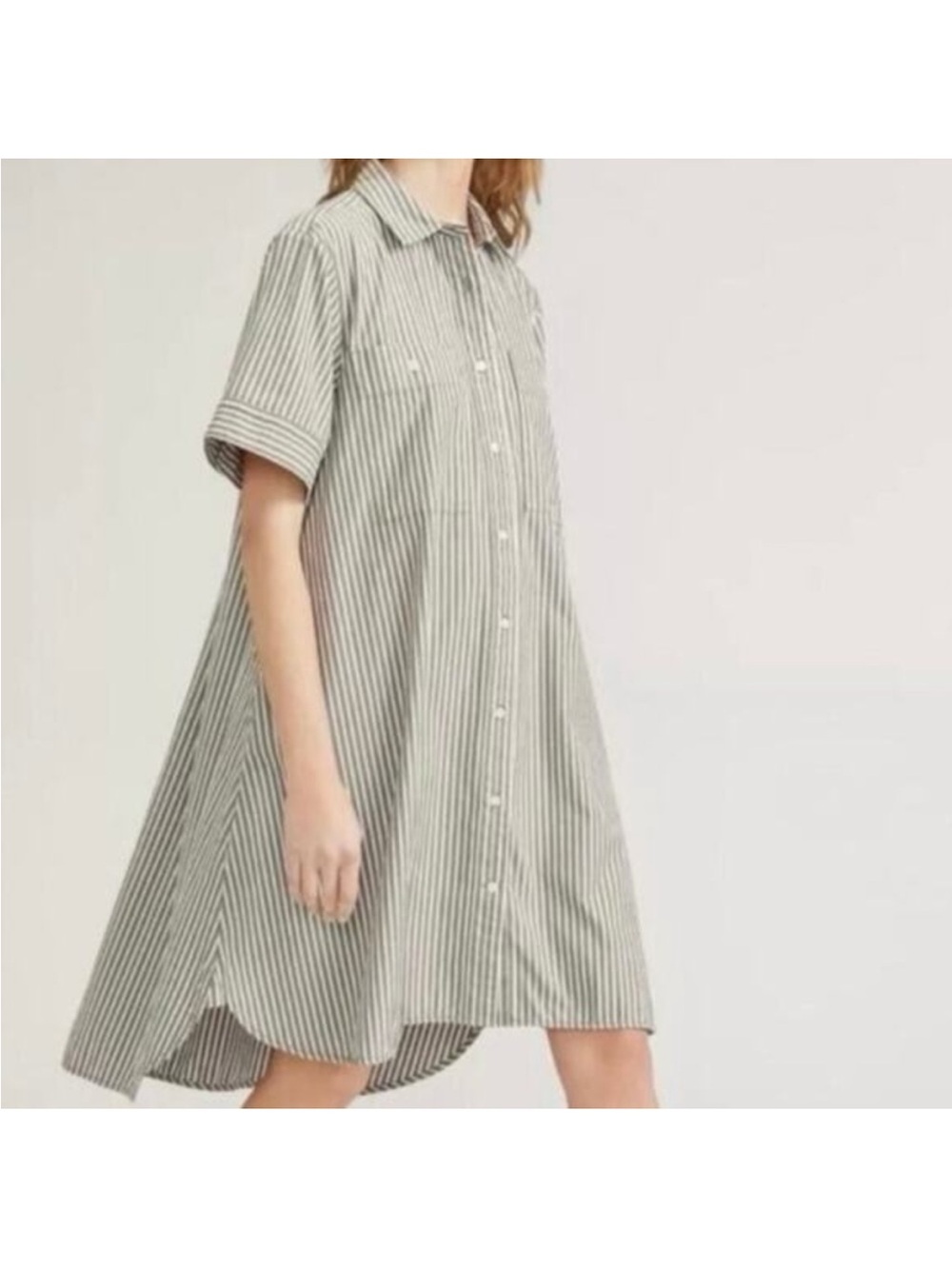 Everlane The Daytripper Shirtdress Kalamata/canvas tan XXS NWT - Picture 2 of 11